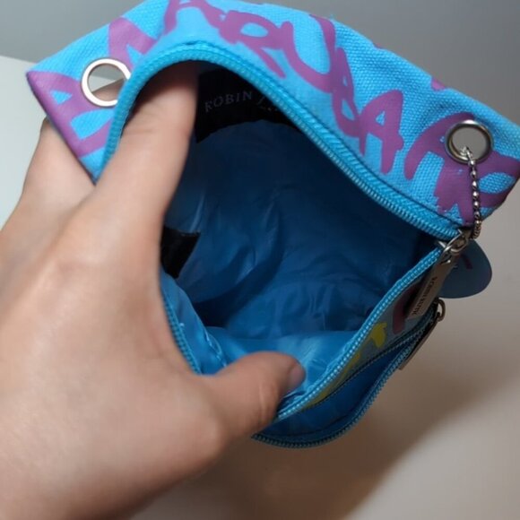 3/$20 ROBIN RUTH Aruba Travel Organizer Pouch Caribbean Souvenir Passport Bag - Picture 7 of 9